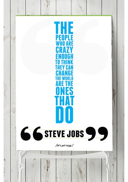 Steve Jobs Girişimcilik Posteri 40 x 60 cm