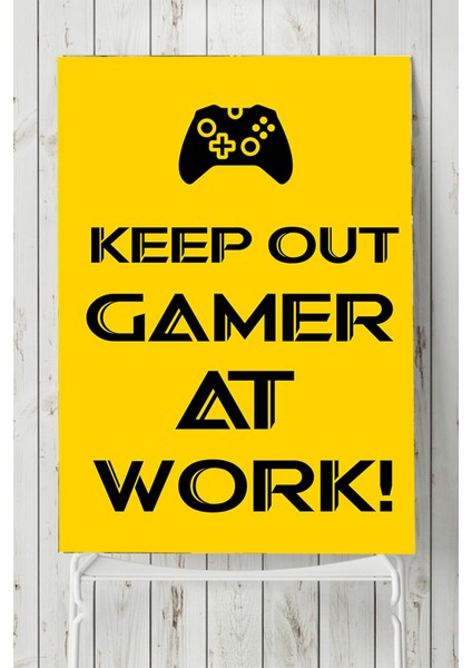Tasarım Gamer Oyun Poster 40 x 60 cm