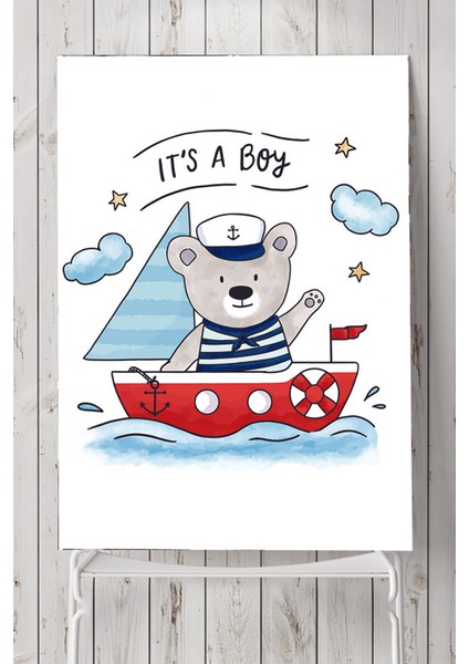 Erkek bebek Çocuk Odası Poster 70 x 100 cm