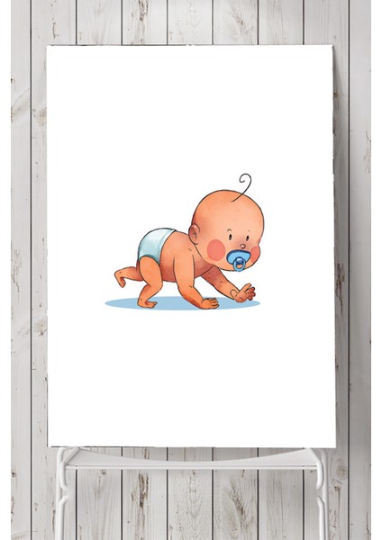 Küçük Bebek Çocuk Odası Poster 90 x 130 cm