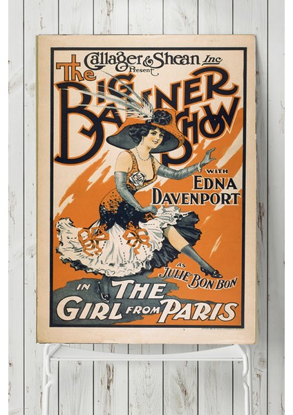 Big Banner Show Vintage Poster 40 x 60 cm