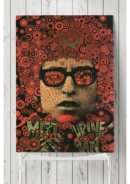 Bob Dylan Art Sanatsal Poster 40 x 60 cm