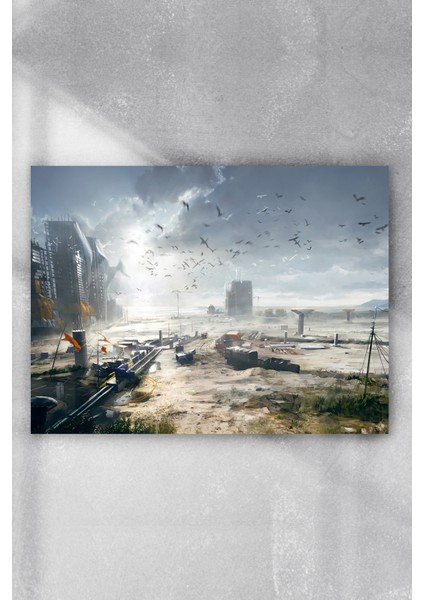 Doğanın Yok Oluşu Sanatsal Poster 40 x 60 cm