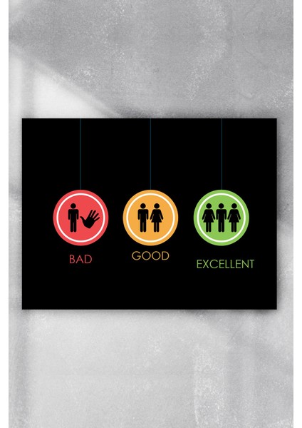 Tip Erkek Eğlenceli Mizahi Poster 40 x 60 cm