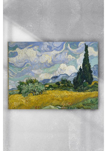 Van Gogh - Cypresses Sanatsal Poster 40 x 60 cm