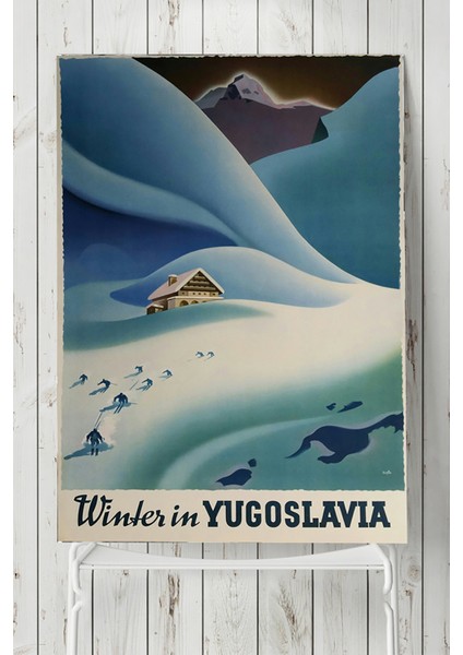 Yugoslavya Vintage Poster 40 x 60 cm