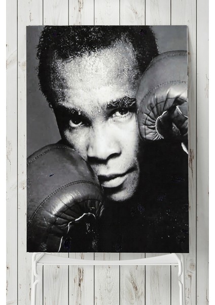 Sugar Ray Robinson Dövüş Posteri 40 x 60 cm