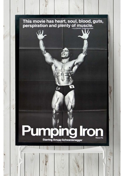 Pumping Vücut Geliştirme Body Building Fitness Posteri  40 x 60 cm