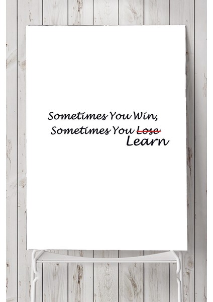 Win - Learn Girişimcilik Poster 40 x 60 cm