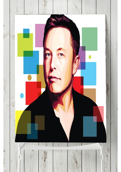 Elon Musk Girişimcilik Poster 40 x 60 cm