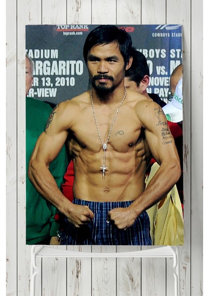 Manny Pacquiao Dövüş Posteri 60 x 90 cm