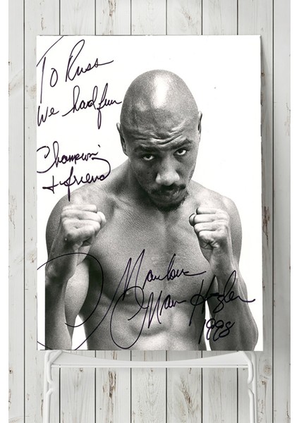 Marvin Hagler Dövüş Posteri 40 x 60 cm