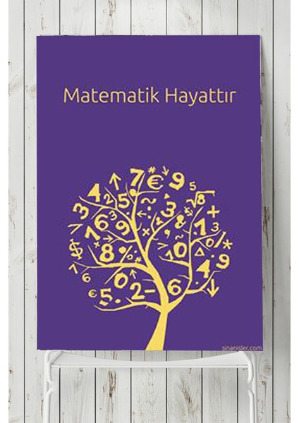 Matematik Hayattır Eğitim Posteri 40 x 60 cm