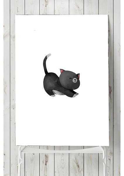 Kedi Çocuk Odası Poster 70 x 100 cm