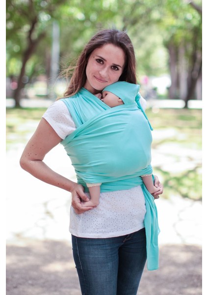 Esnek Wrap Sling - Mint Yeşili