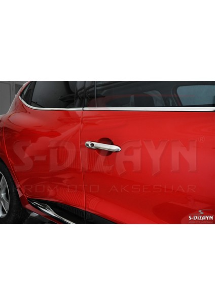 Renault Clio 4 HB Krom Ön Kapı Kolu 2 Kapı 2012 Üzeri