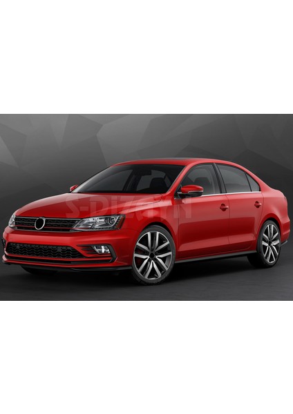 Volkswagen Jetta Krom Cam Çıta 6 Prç 2011-2019 A+ Kalite