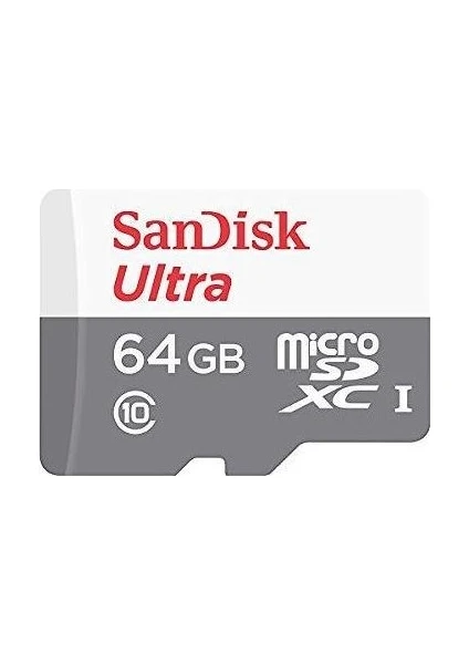 Ultra 64GB 100MB/S Microsdxc Uhs-I Hafıza Kartı SDSQUNR-064G-GN3MN