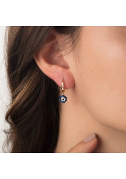 Nazarboncuk Sallantılı Altın Küpe fiyatları