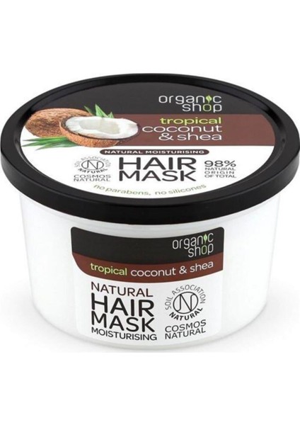 Hindistan Cevizi & Shea Yağlı Saç Maskesi 250 ml