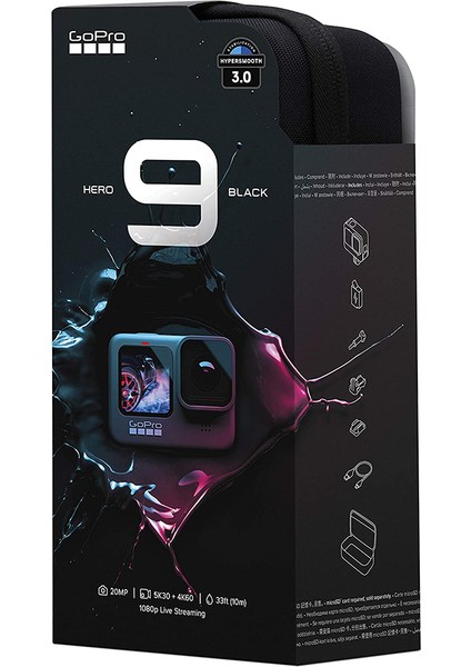 Hero9 Black Aksiyon Kamera ( Resmi Distribütör Garantili )