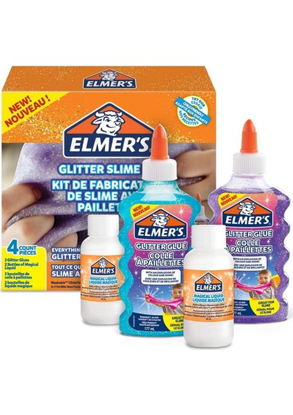 Elmer's Glitter Slime Kit Set 2083515