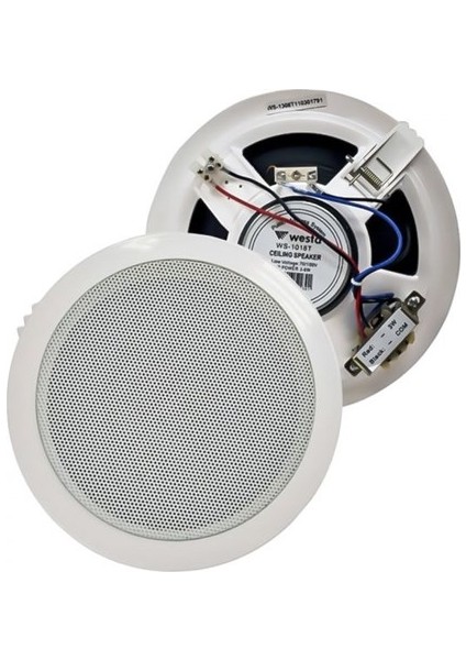 Ws-1018 Tc 5 İnç 6W 8 Ohm 100V Tavan Hoparlör