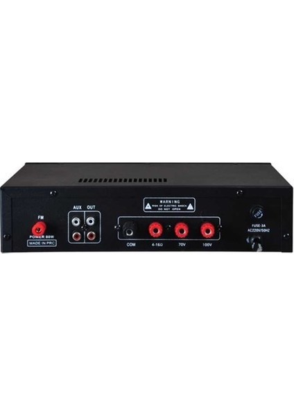Wm-605U Hat Trafolu 2 Bölgeli 100W Power Mikser