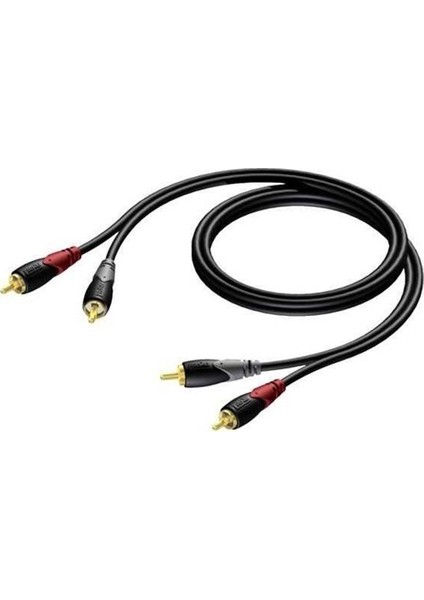 Cla800 Çift Erkek Rca Jack - Çift Erkek Rca Jack - 3 Metre