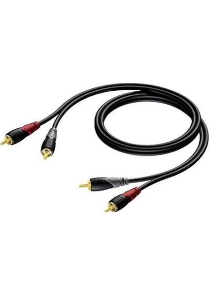 Procab Cla800 Çift Erkek Rca Jack - Çift Erkek Rca Jack - 3 Metre