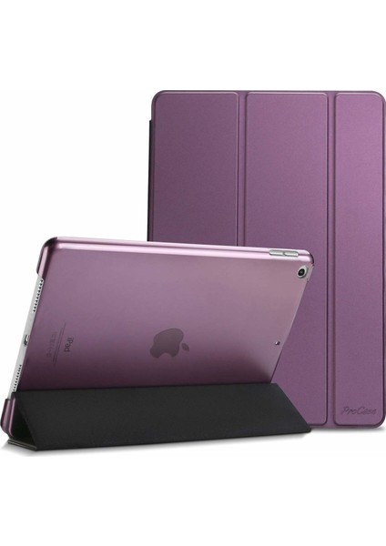 Fujimax Apple ipad 8. Nesil 10.2 inç A2428 A2429 A2430 A2270 Seri Uyku Modlu Sert P.C Yatay Standlı Smart Kılıf