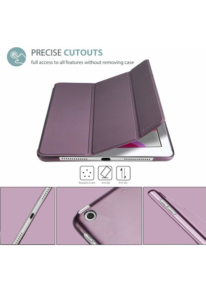 Fujimax Apple ipad 8. Nesil 10.2 inç A2428 A2429 A2430 A2270 Seri Uyku Modlu Sert P.C Yatay Standlı Smart Kılıf