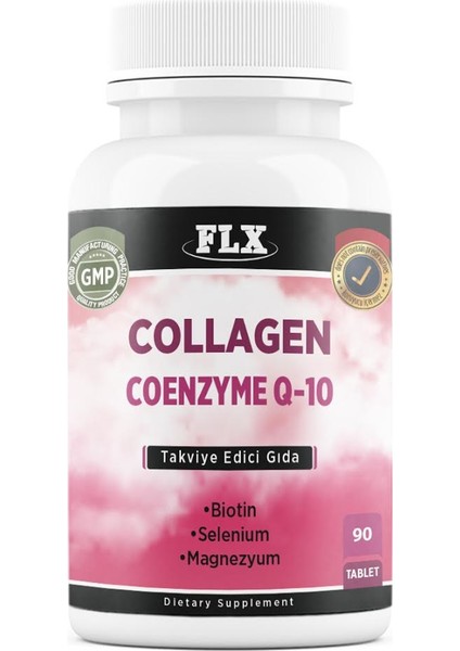 Hidrolize Kollajen Koenzim Biotin Selenyum Magnesium 90 Tablet
