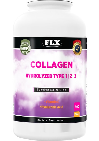 Collagen Tip-1-2-3 Hyaluronic Asit Vitamin C 300 Tablet