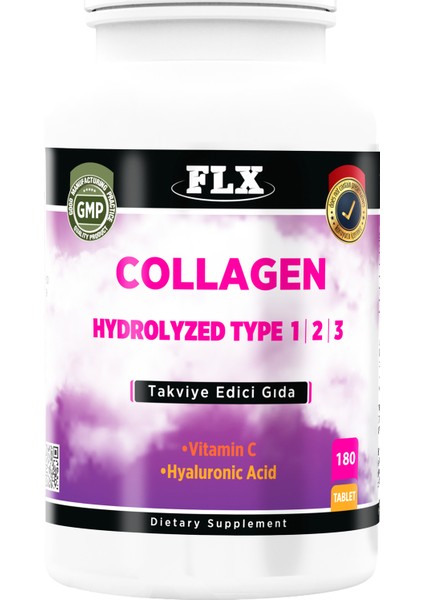 Collagen Tip-1-2-3 Hyoluronic Asit Vitamin C 180 Tablet