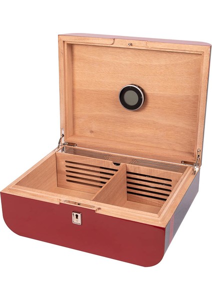 Kırmızı - Karbon Humidor