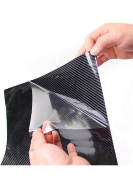 5d Siyah Ultra Parlak Karbon Folyo Hava Kanallı Koruma Jelatinli 152 x 30 cm modelleri