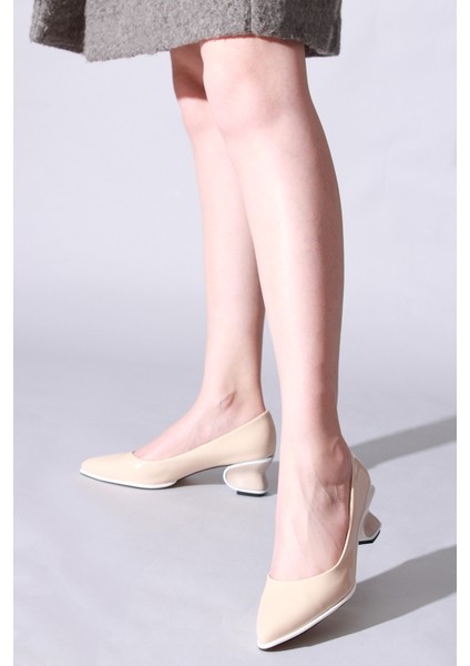 Plus Bej Rugan Kadın Günlük Ayakkabı