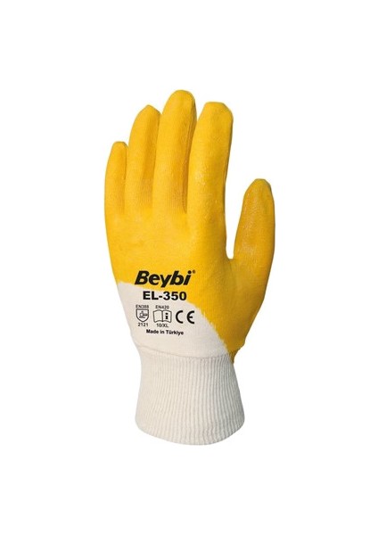Beybı EL-350 No: 9 Çift Nitril Kaplamalı Eldiven