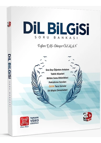 3D Yayınları TYT Dil Bilgisi Soru Bankası Tamamı Video Çözümlü