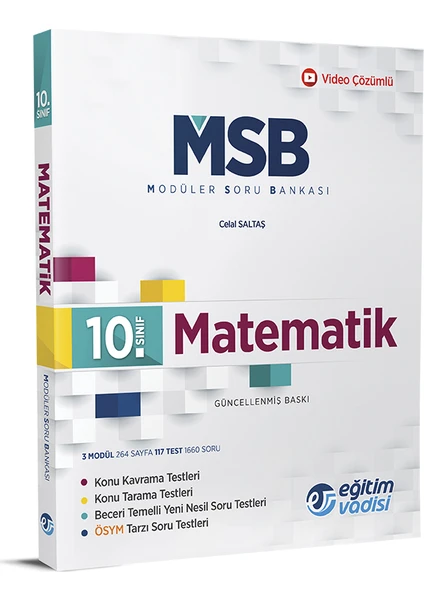 Eğitim Vadisi Yayınları 10.Sınıf Matematik Modüler Soru Bankası