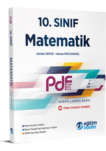 10.Sınıf PDF Matematik Video Anlatım Destekli