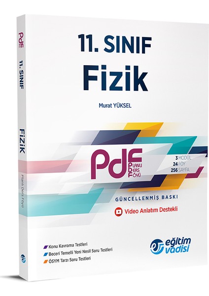 11.Sınıf PDF Fizik Video Anlatım Destekli