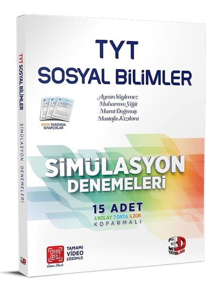 TYT Sosyal Bilimler 15'li Simülasyon Denemeleri Tamamı Video Çözümlü