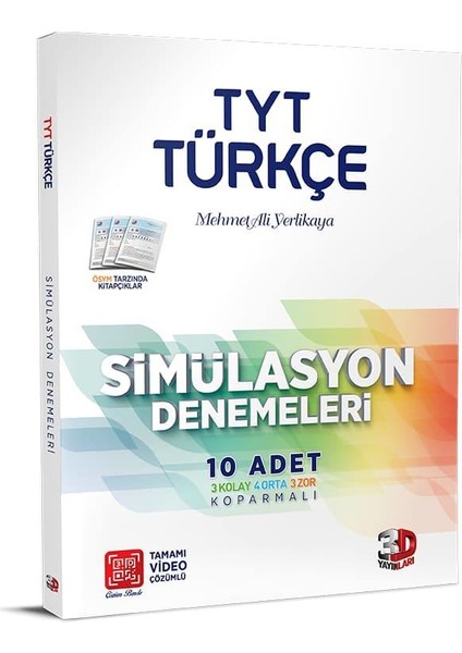 TYT Türkçe 10'lu Simülasyon Denemeleri Tamamı Video Çözümlü