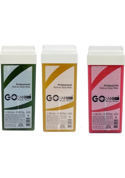 Go Studıo Works Tıtanıum - Pembe Roll-On Kartuş Ağda 100ML