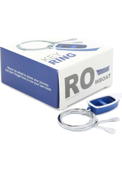 Rowboat Sandal Sandal Anahtarlık Mavi Beyaz fiyatları