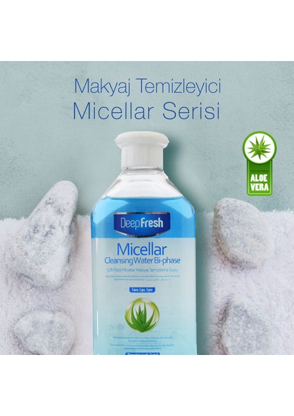 Micellar Çift Fazlı Makyaj Temizleme Suyu 3 x 400 ml