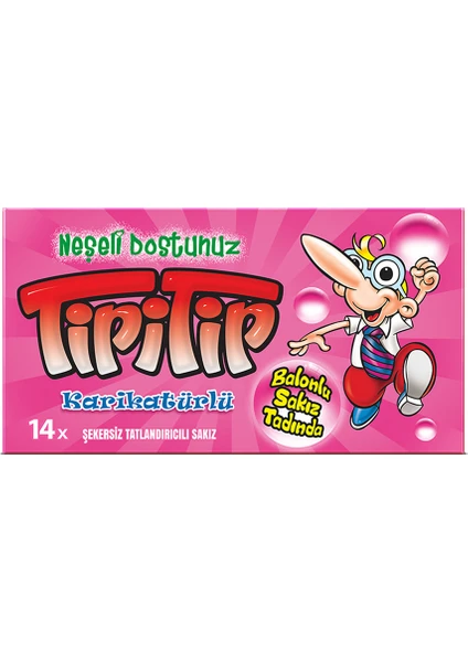 Tipitip Sakız Karışık ve Mentol Meyve Aromalı 27 gr x 12 li