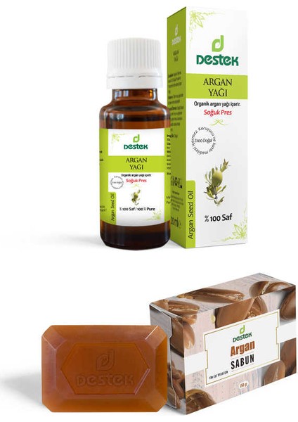 Argan Yağı ve Argan Sabunu (2'li Set)
